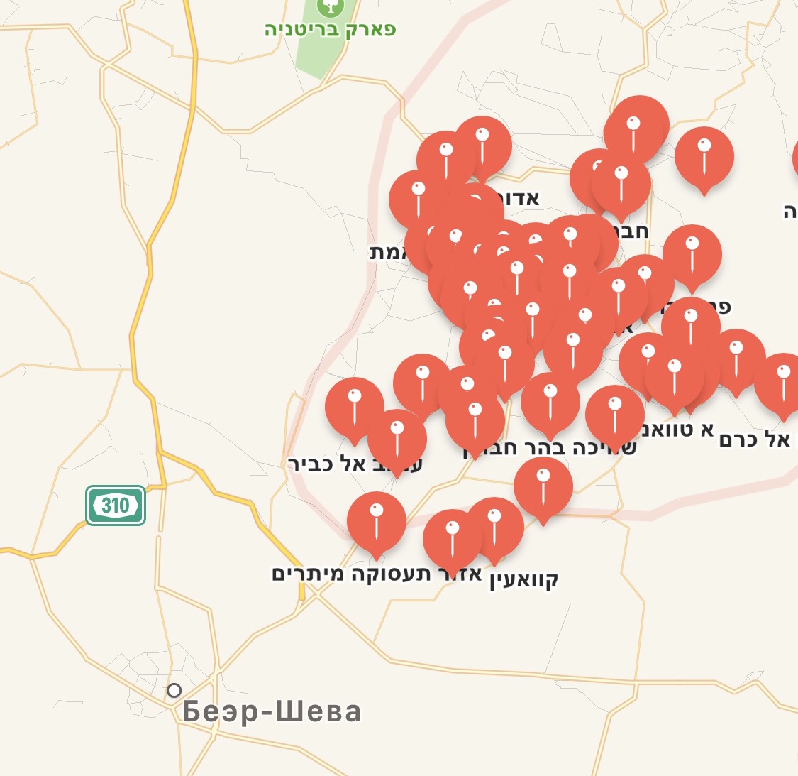 Map of the horn signals «Thzeva Adom» (Red Colour) 09EF9184-098C-446F-A174-11236482EE5B