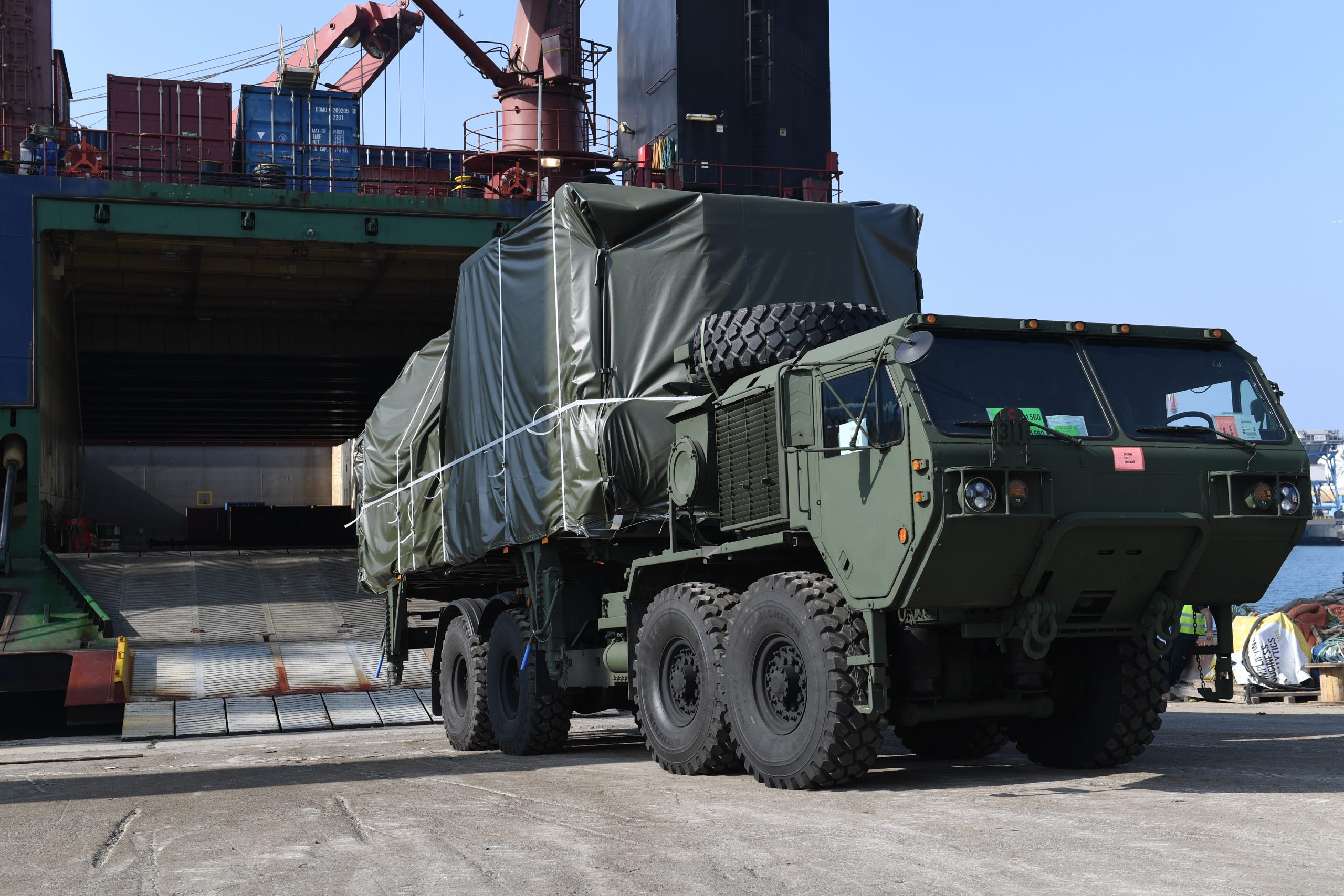Батарея ПВО «Железный купол» прибыла в США. Фото предоставлено Министерством обороны Израиля