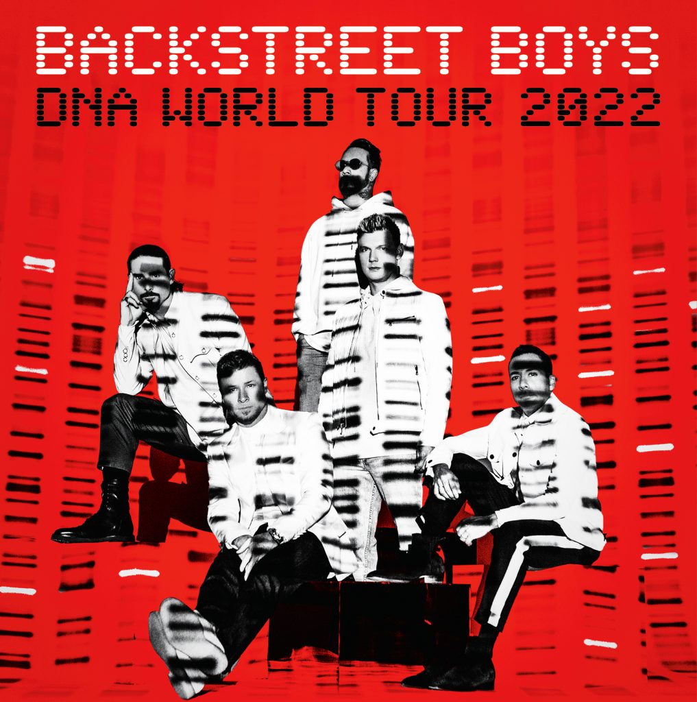 Backstreet-Boys: Backstreet Boys, афиша тура DNA World Tour, фото с официального сайта группы