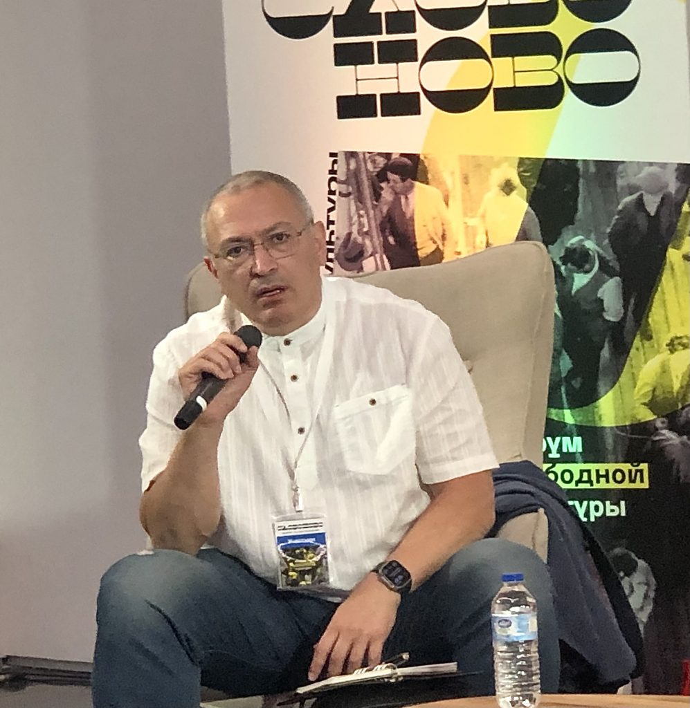 Михаил Ходорковский в Израиле. Фото Елены Шафран